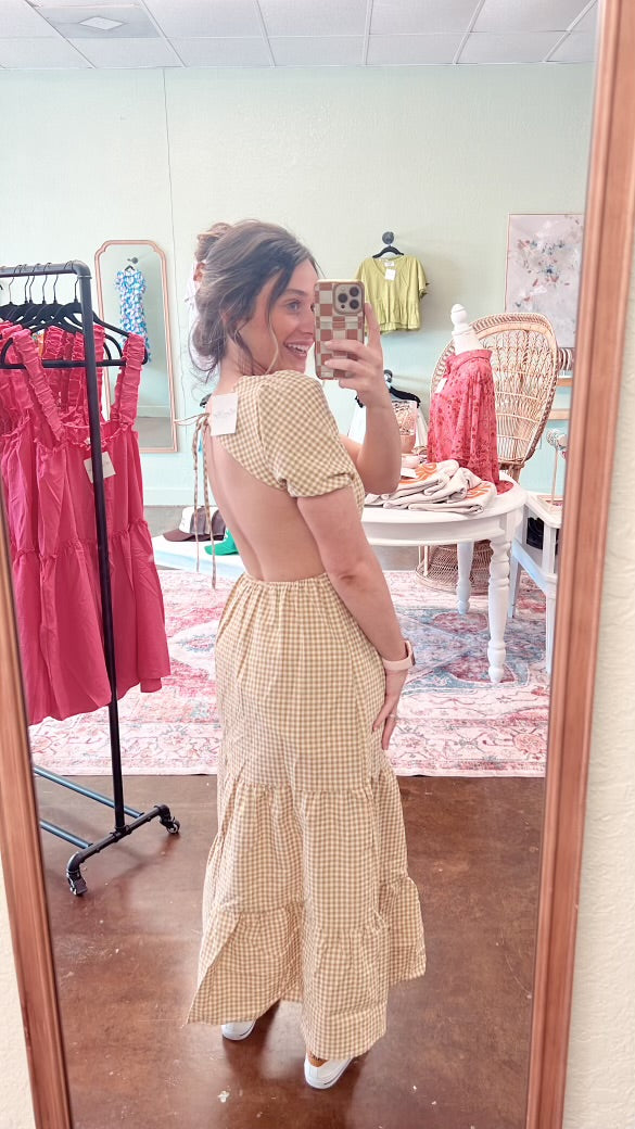 Gingham Dress