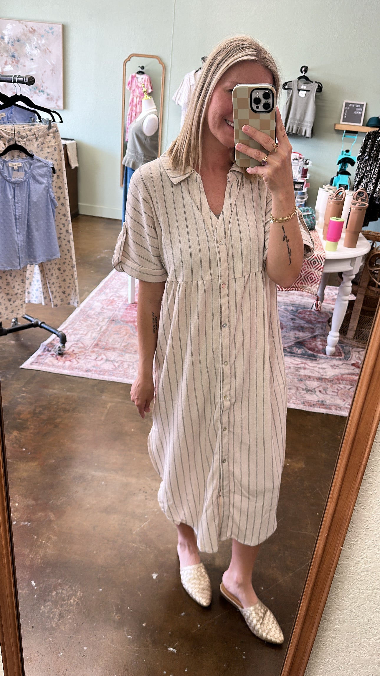 Taylor Button Dress