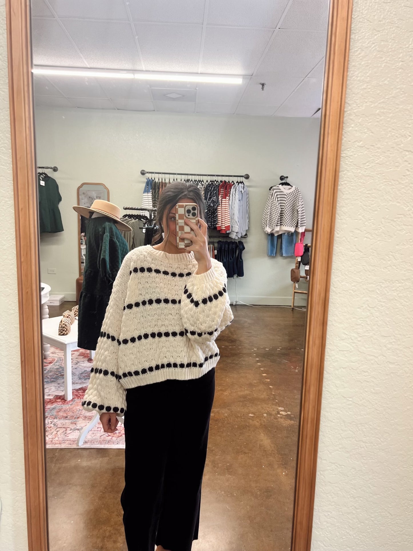 Bubble Striped Sweater