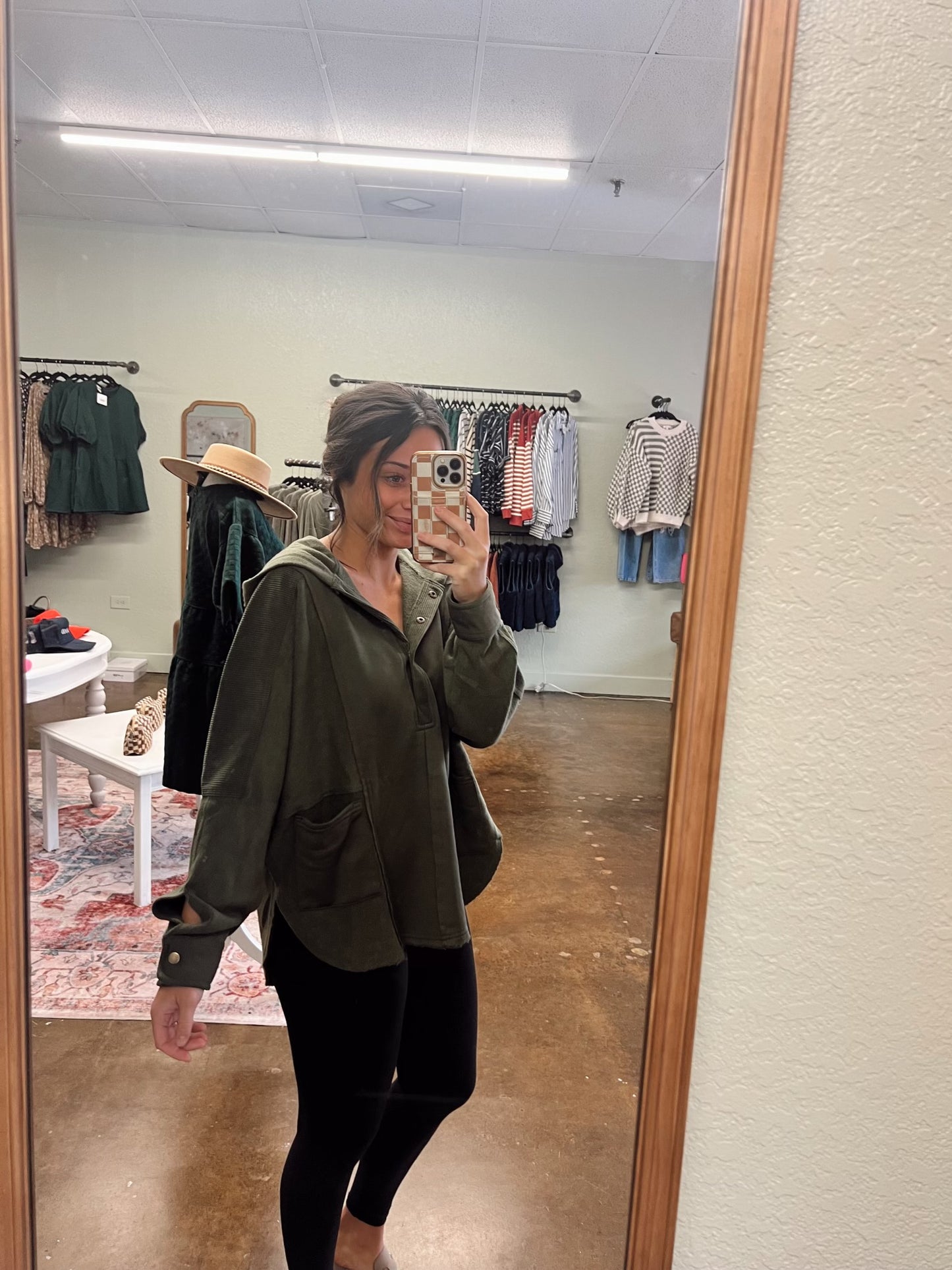 Ollie Half Button Top