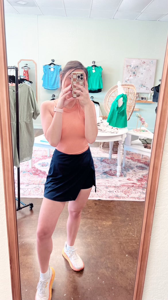 Navy Tennis Skirt