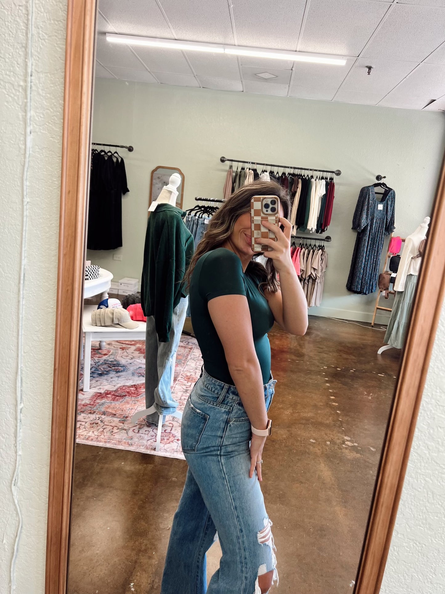 Hunter Green Bodysuit