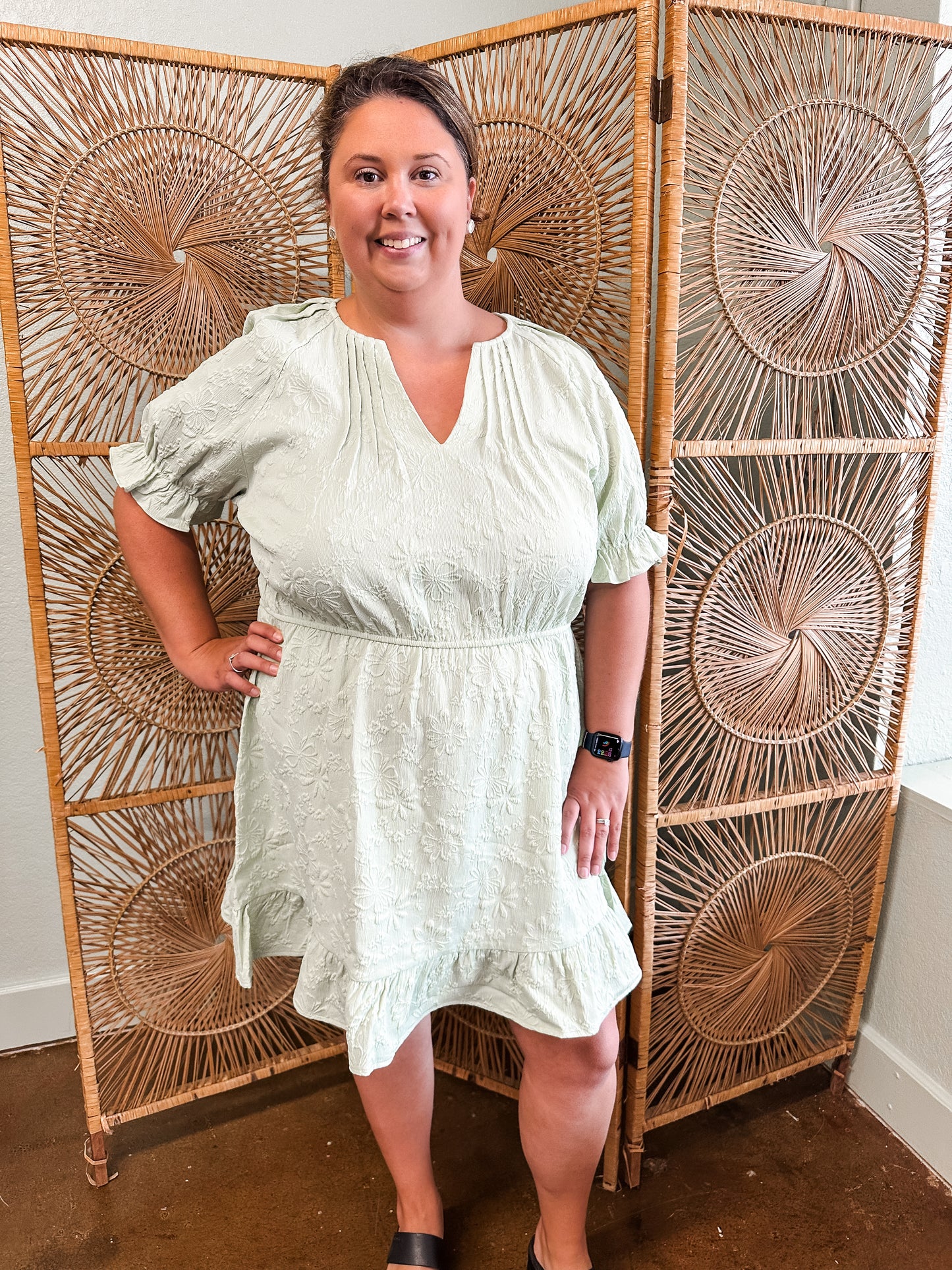 Woven Mini Dress