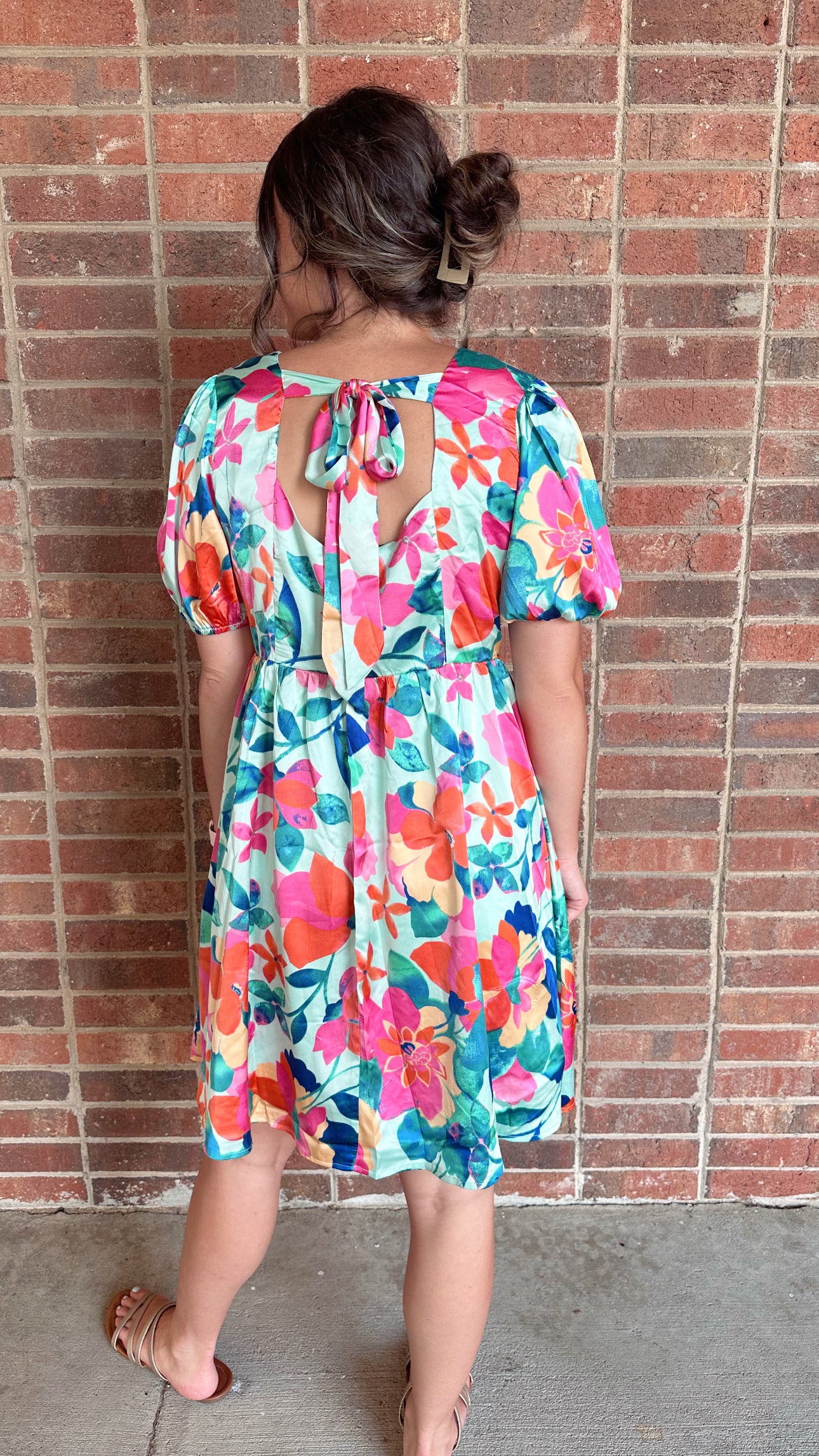 Splash Floral Dress