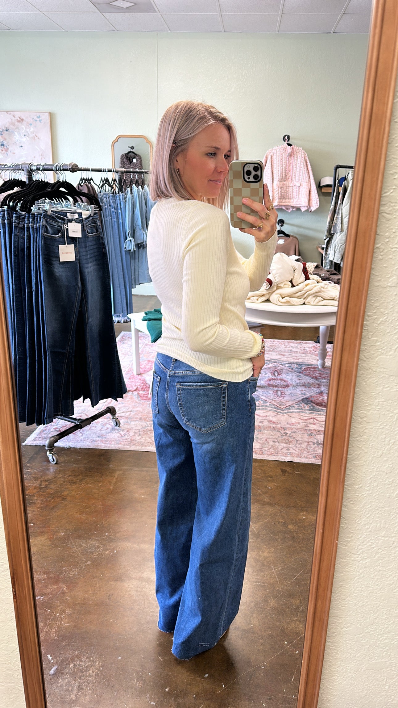 High Rise Wide Leg