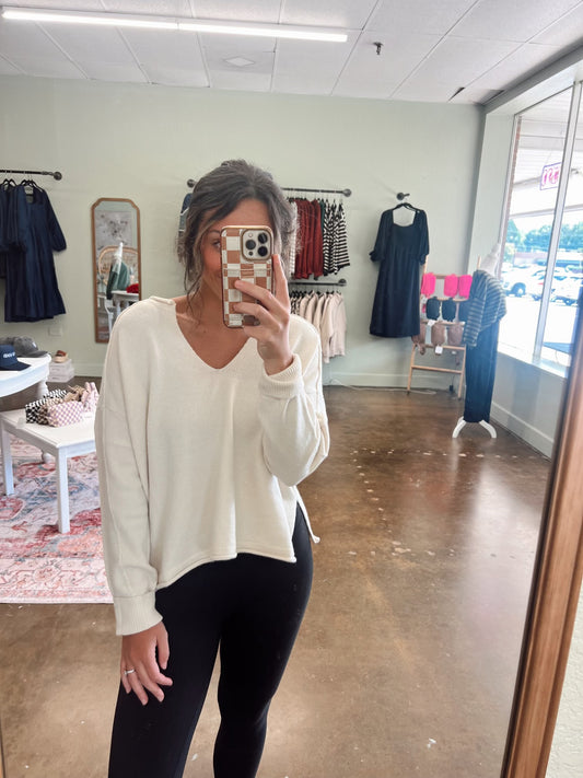 Cream Knit Sweater