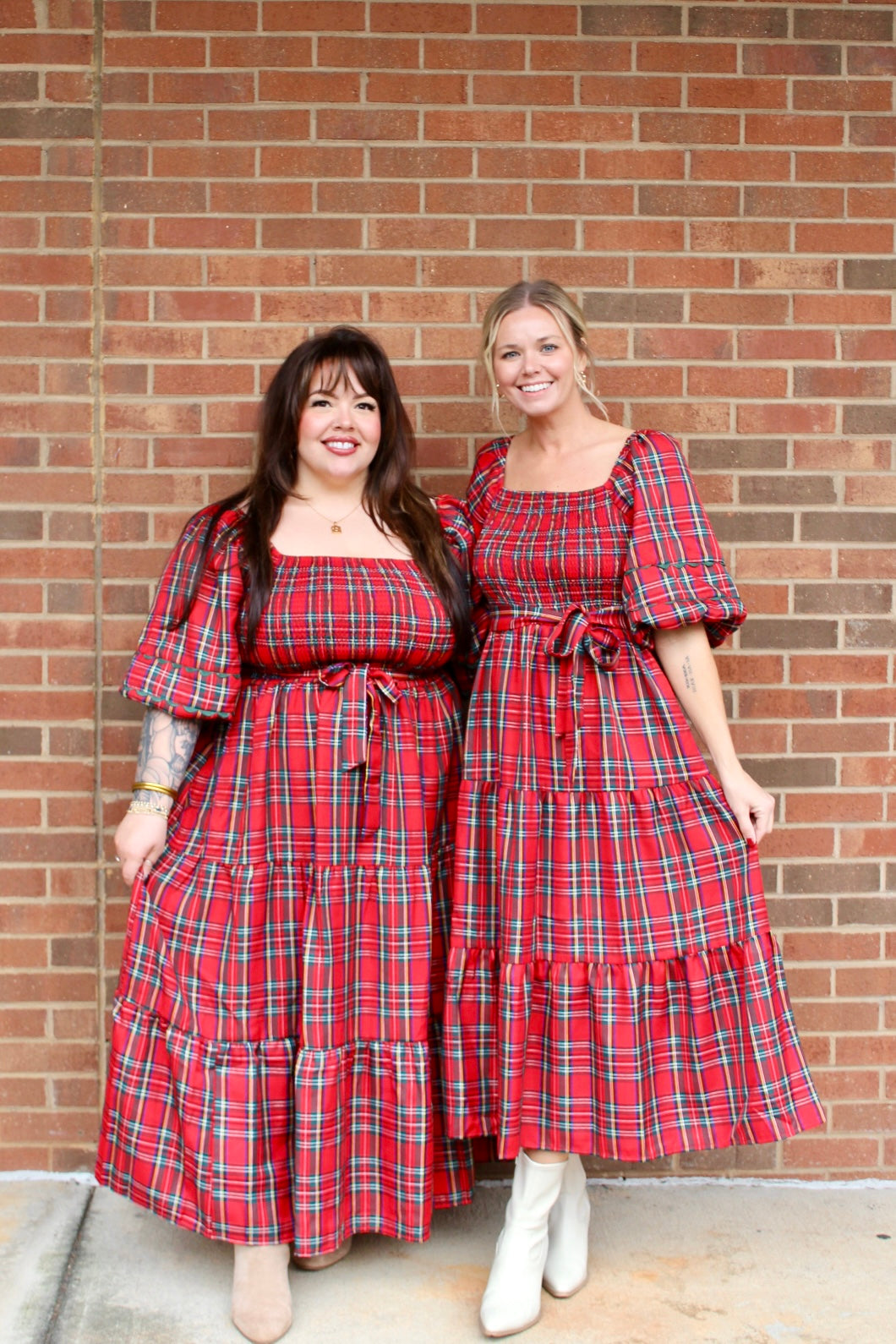 Christmas Plaid Dress