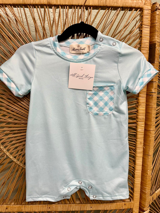 Gingham Onesie