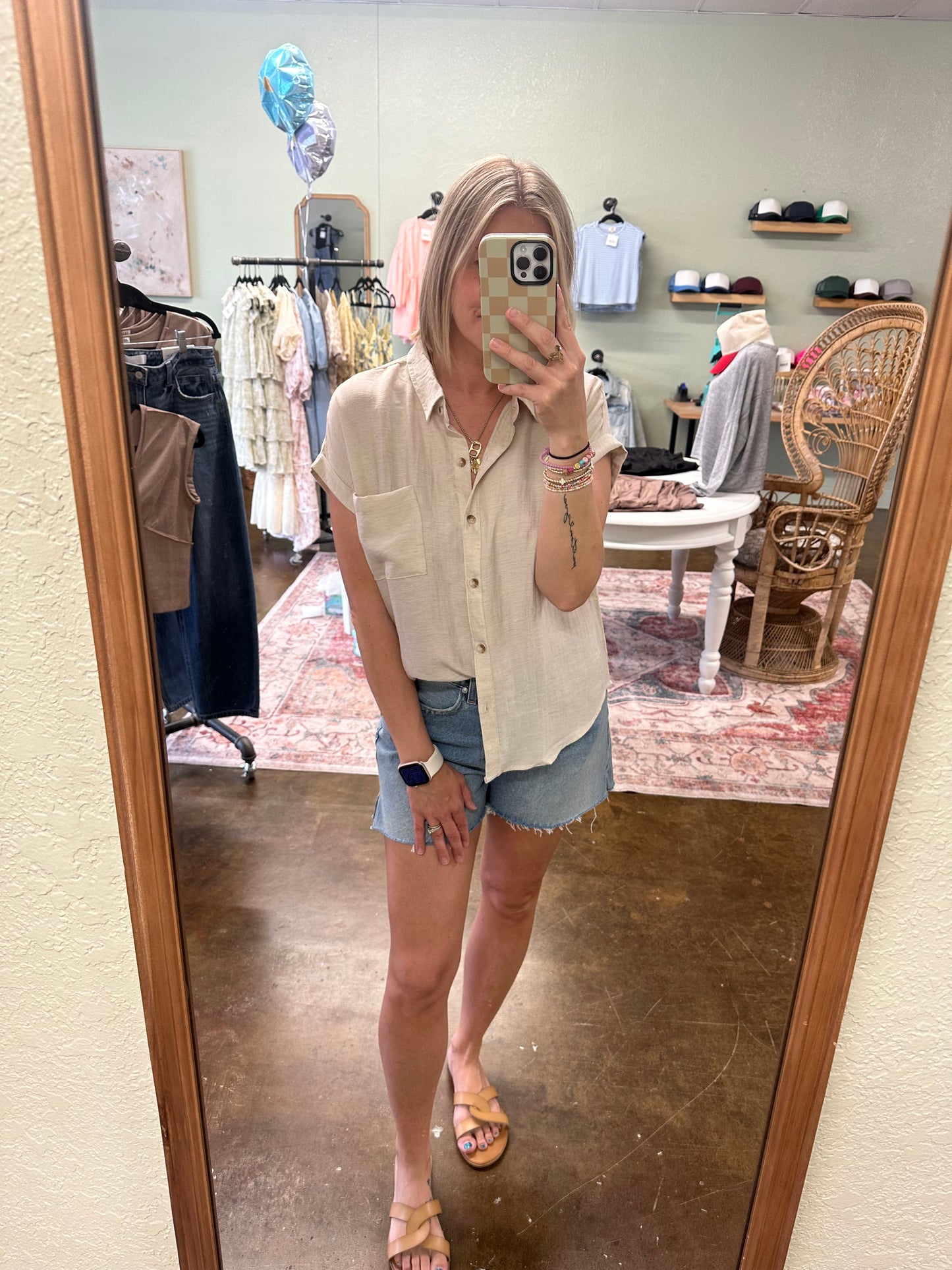 Bea Button Up