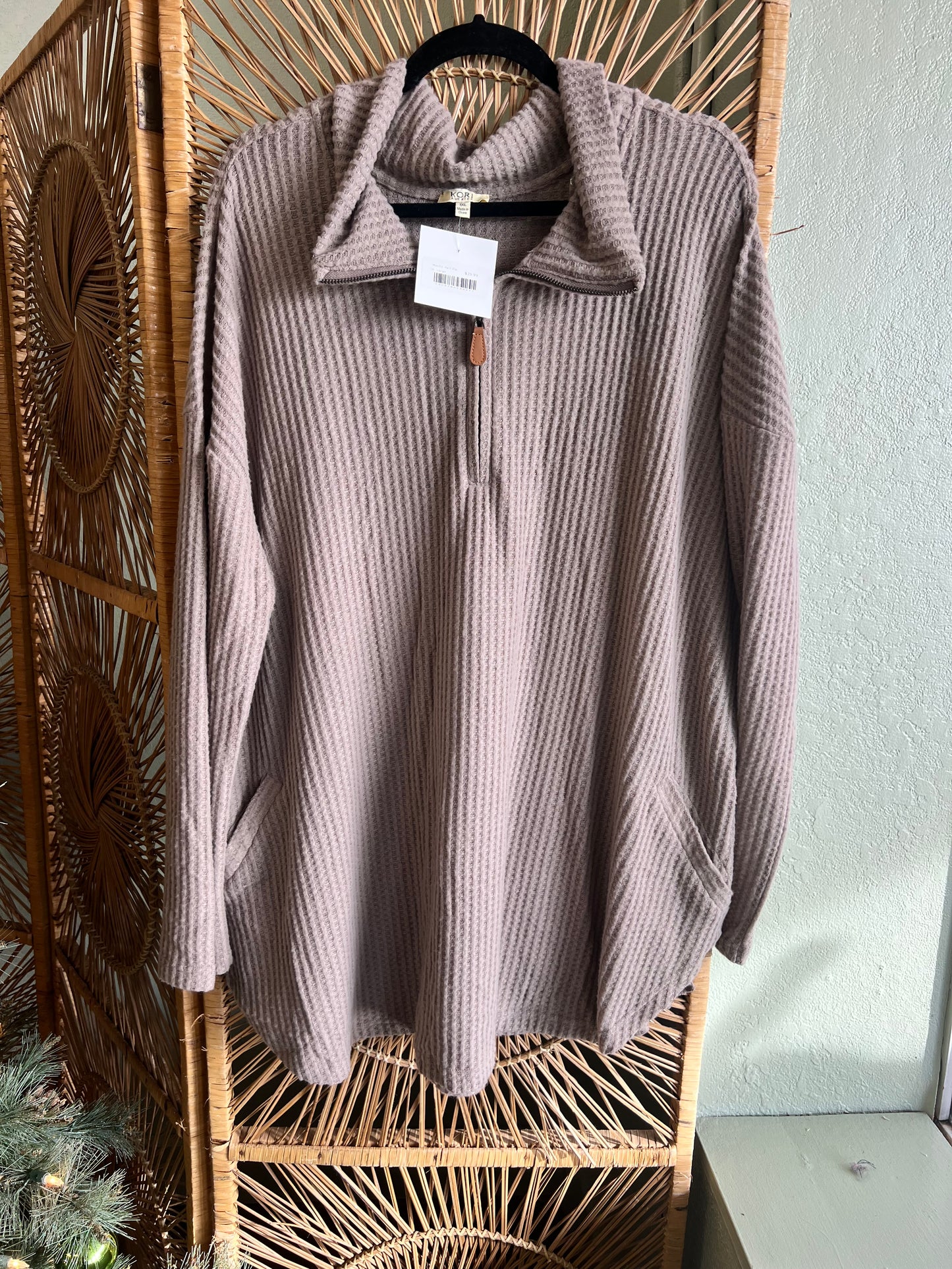 Mocha Half Zip