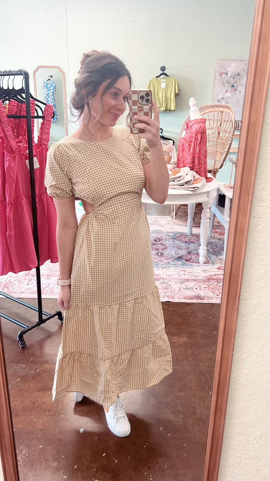 Gingham Dress