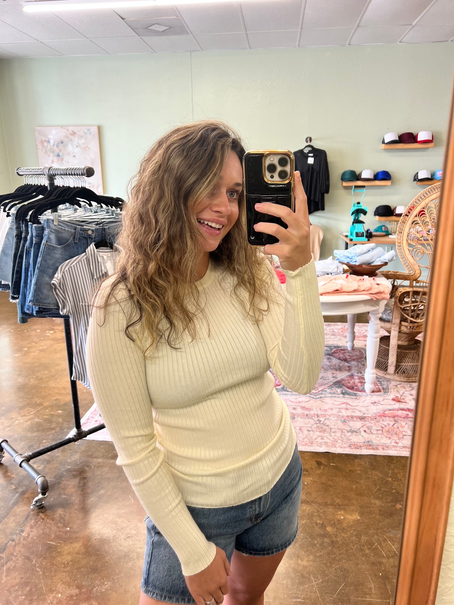 Reese Ribbed Top