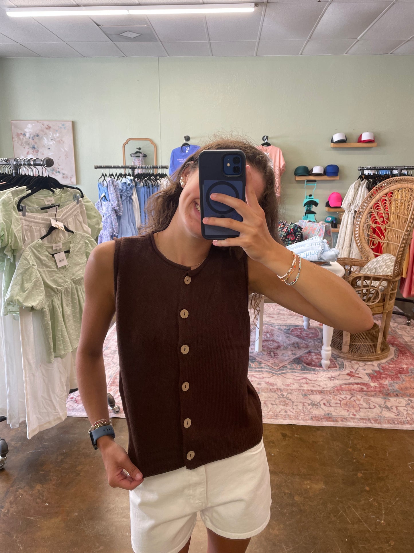 Chocolate Sweater Vest