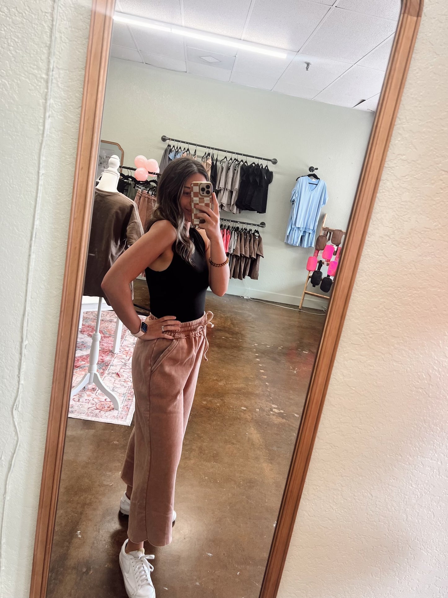 Rust Palazzo Pants