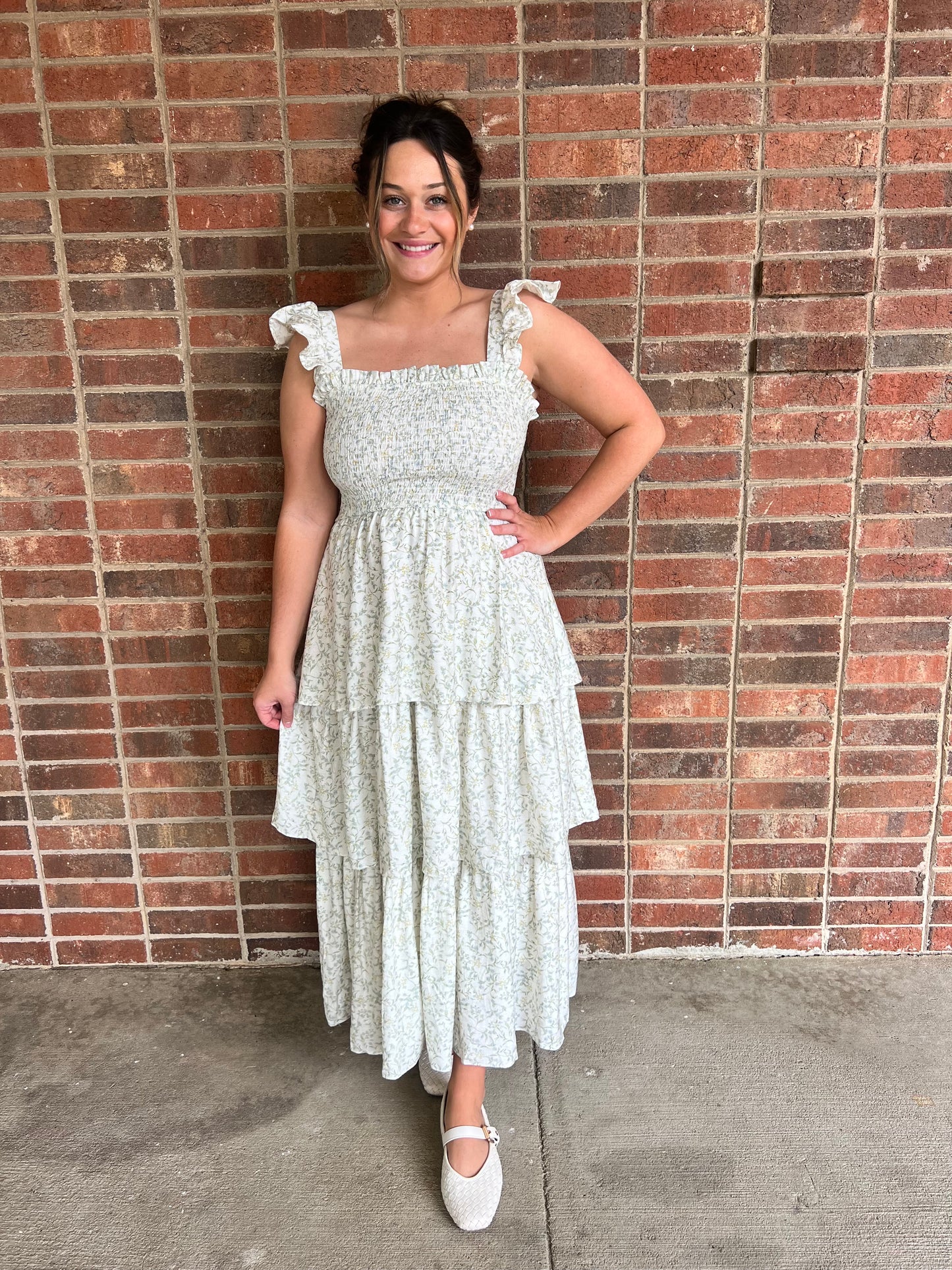 Floral Ruffle Dress