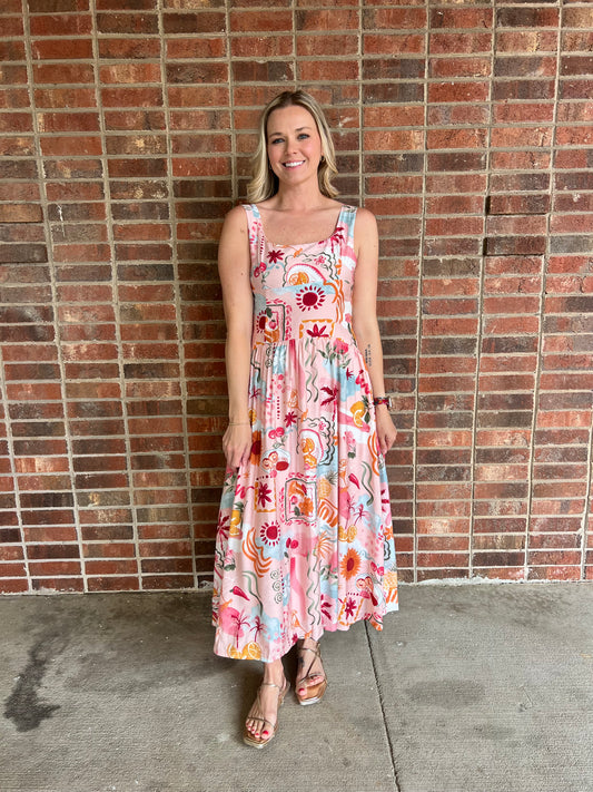 Summer Print Dress