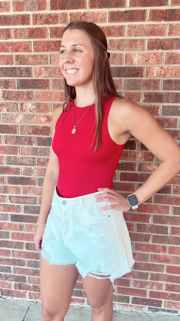 Ruby Red Bodysuit