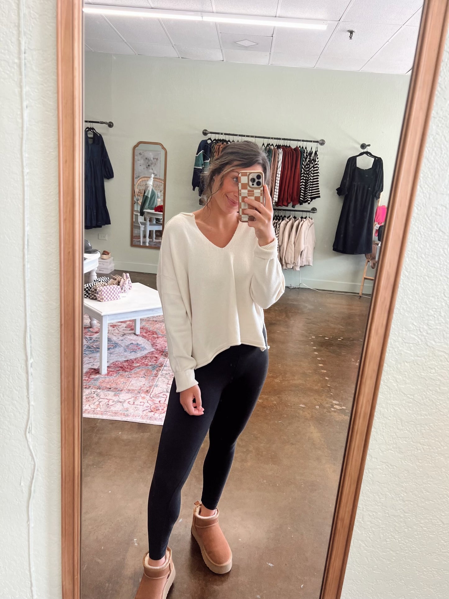 Cream Knit Sweater
