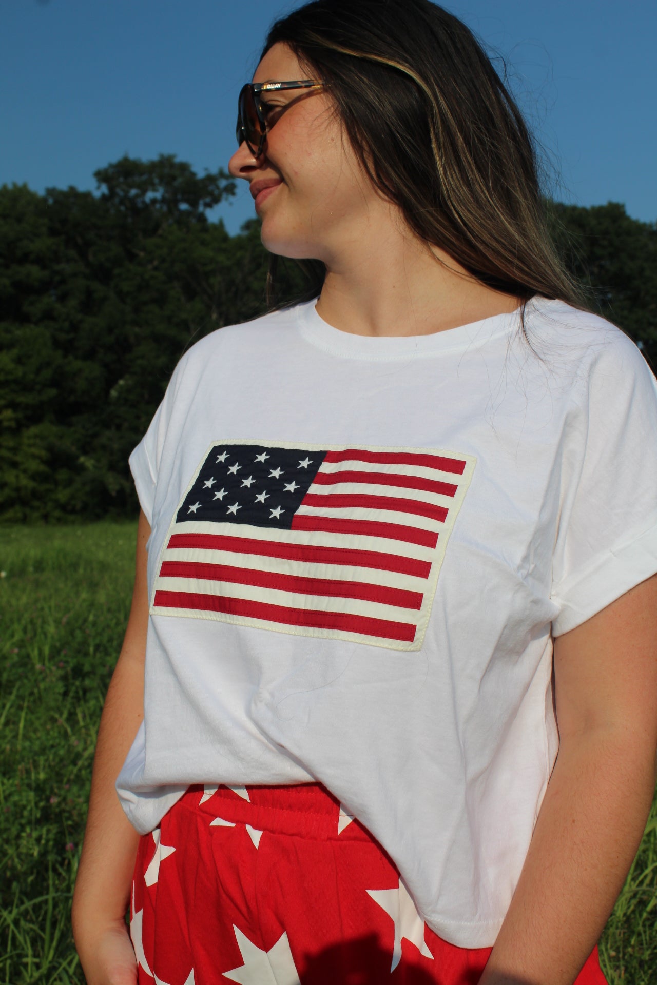 American Flag Tee