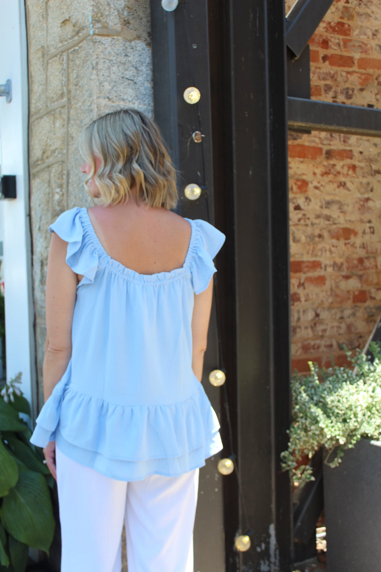 Flutter Top - Blue