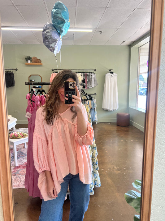 Natalie Top - Peach