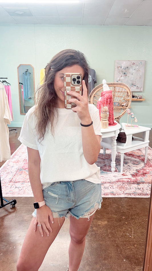 White Mali Tee