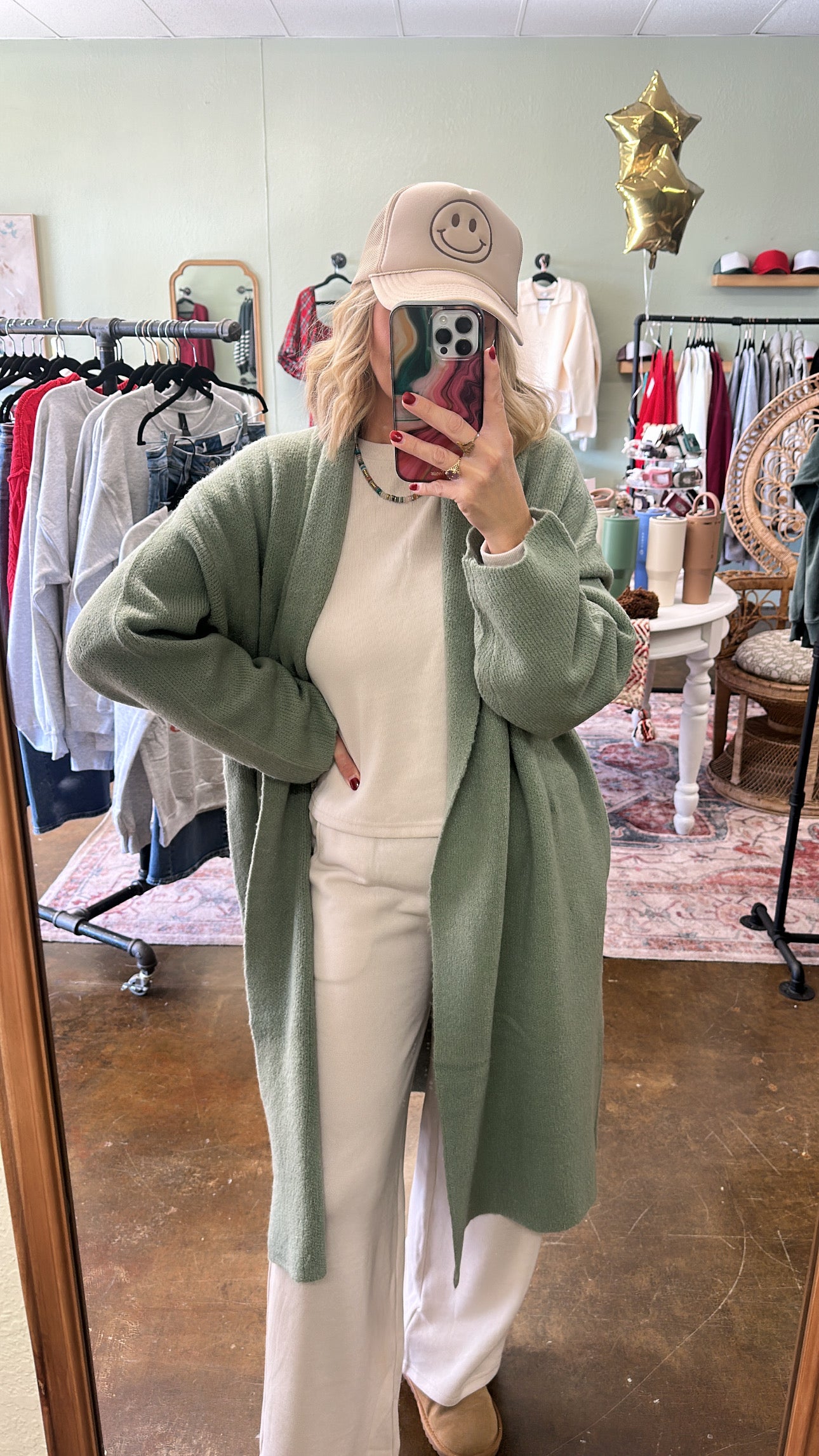 Sage Longline Sweater