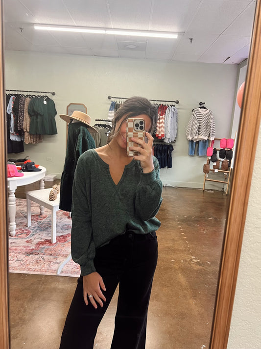 Raglan Knit Top