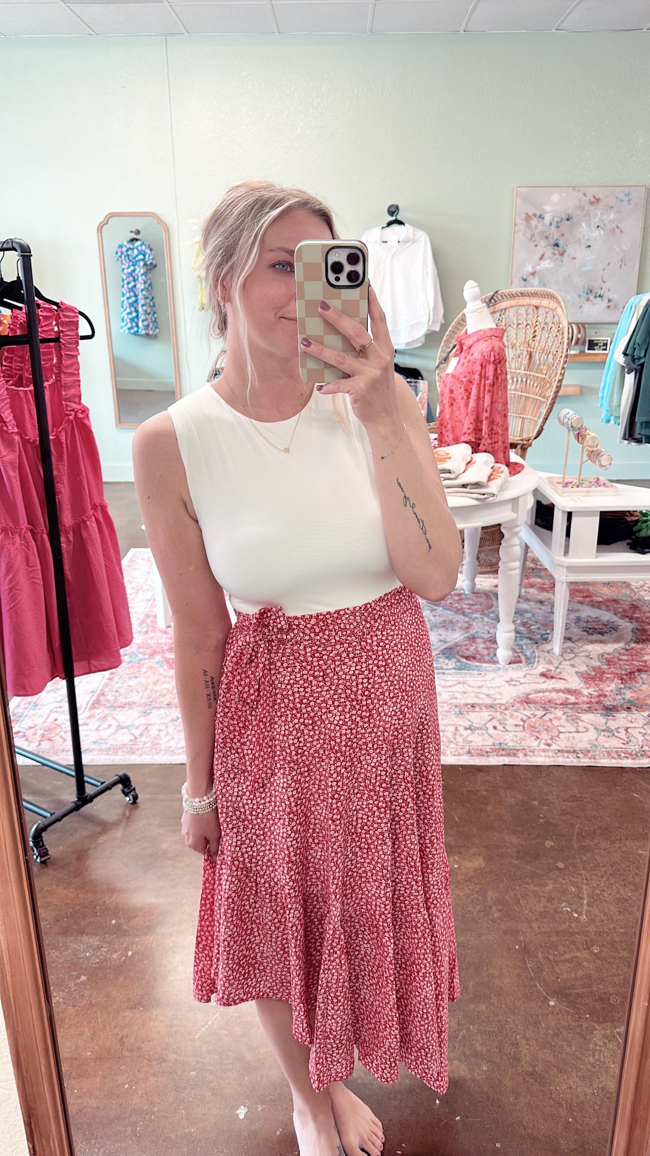 Cara Wrap Skirt