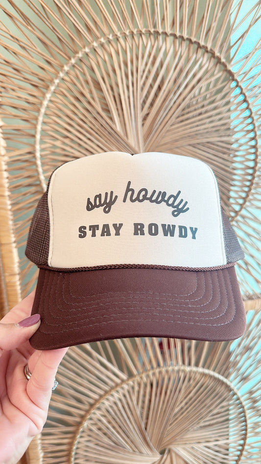Say Howdy Trucker Hat