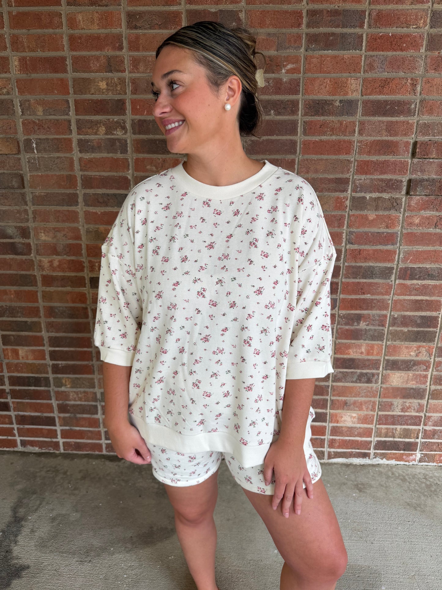 Floral Knit Top