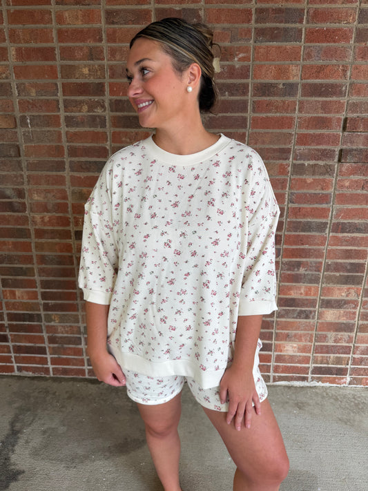Floral Knit Top