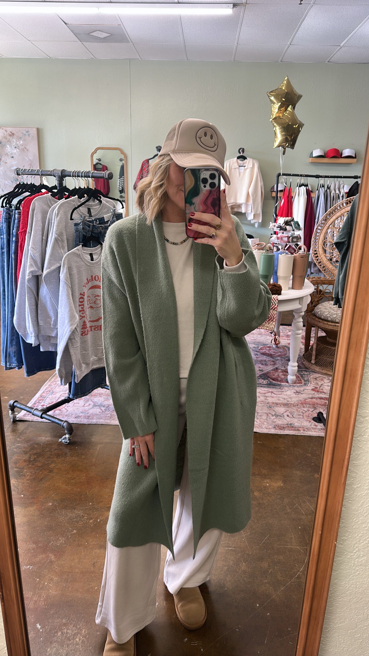 Sage Longline Sweater