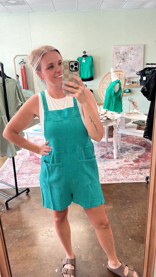 Tasty Teal Romper