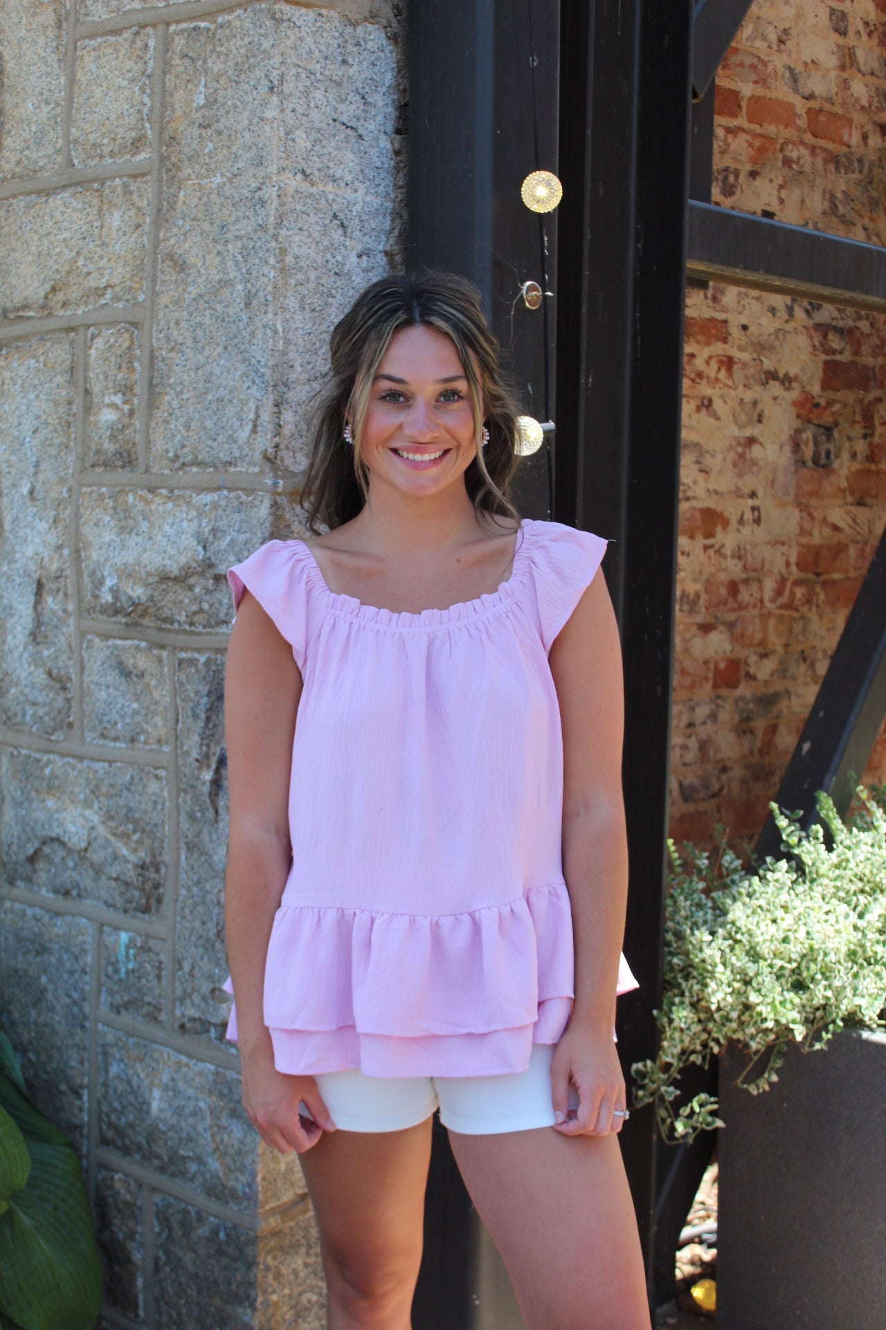 Flutter Top - Pink