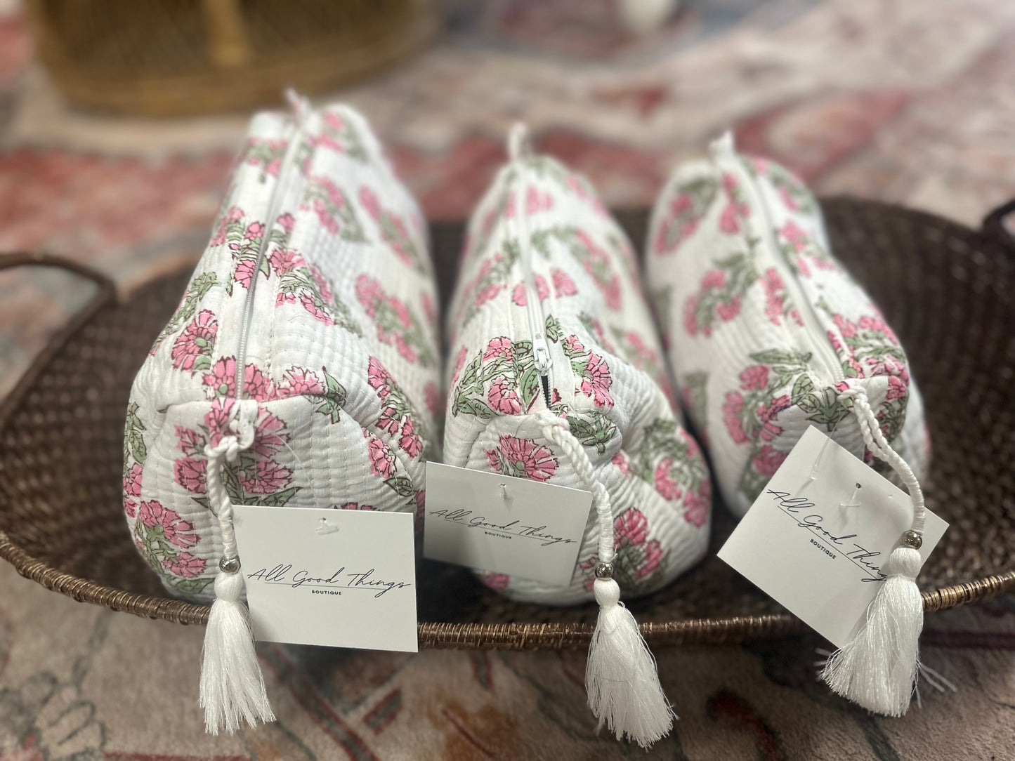 Pink Cosmetic Bag