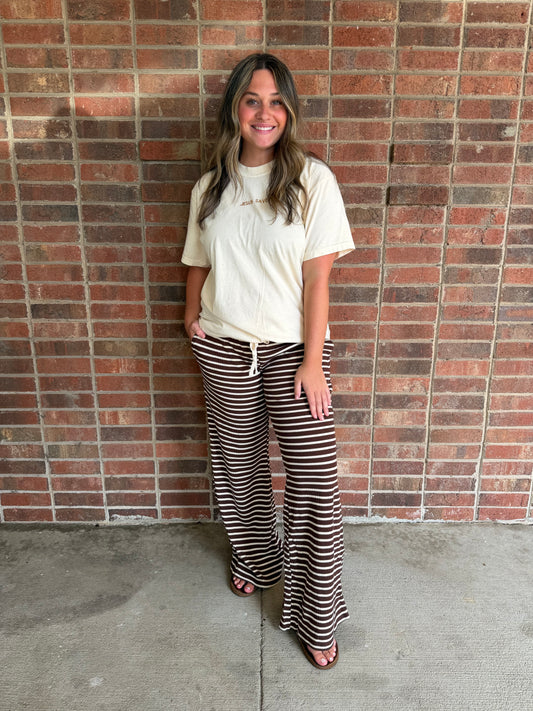 Chocolate Knit Pants