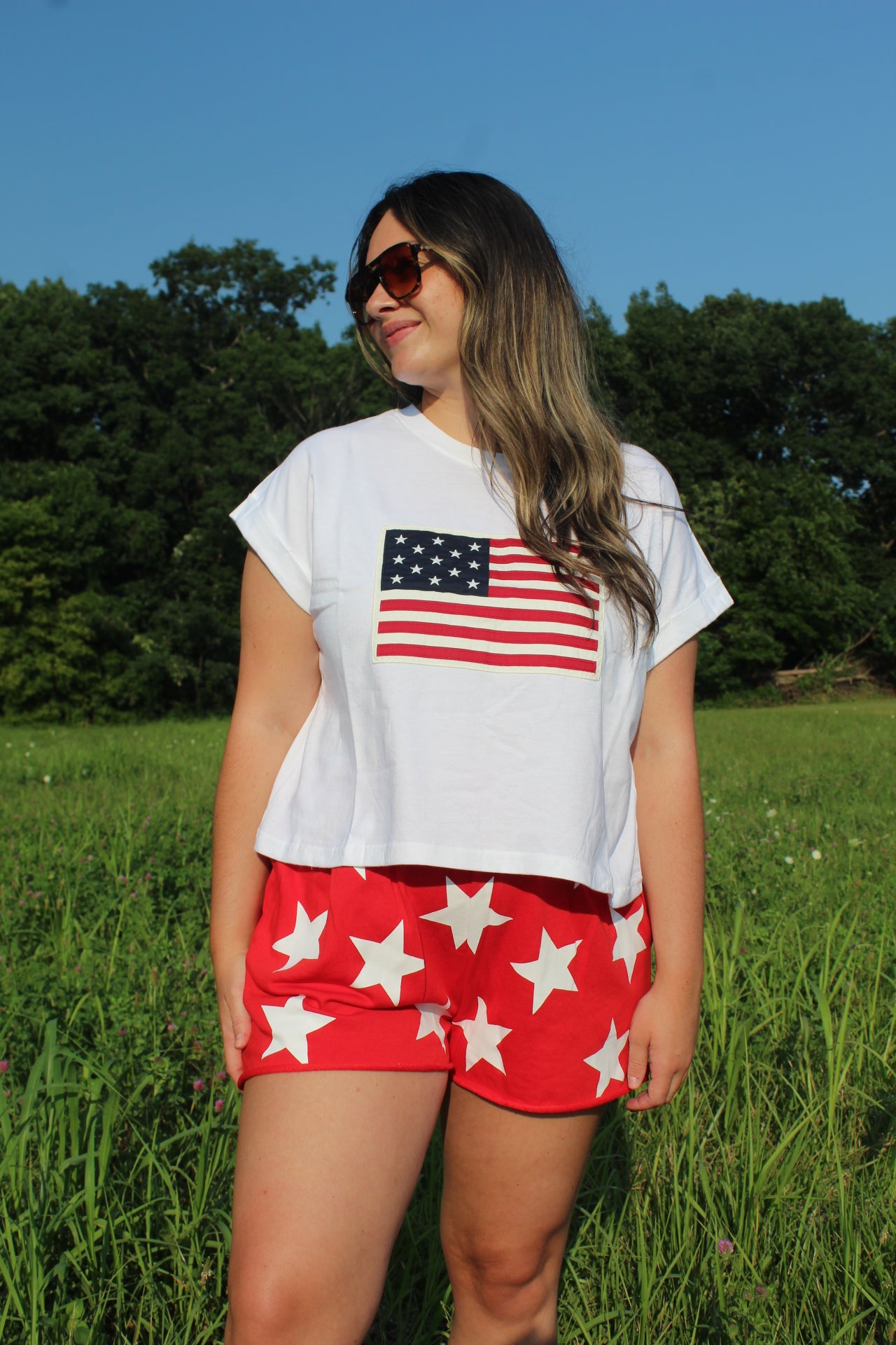 American Flag Tee