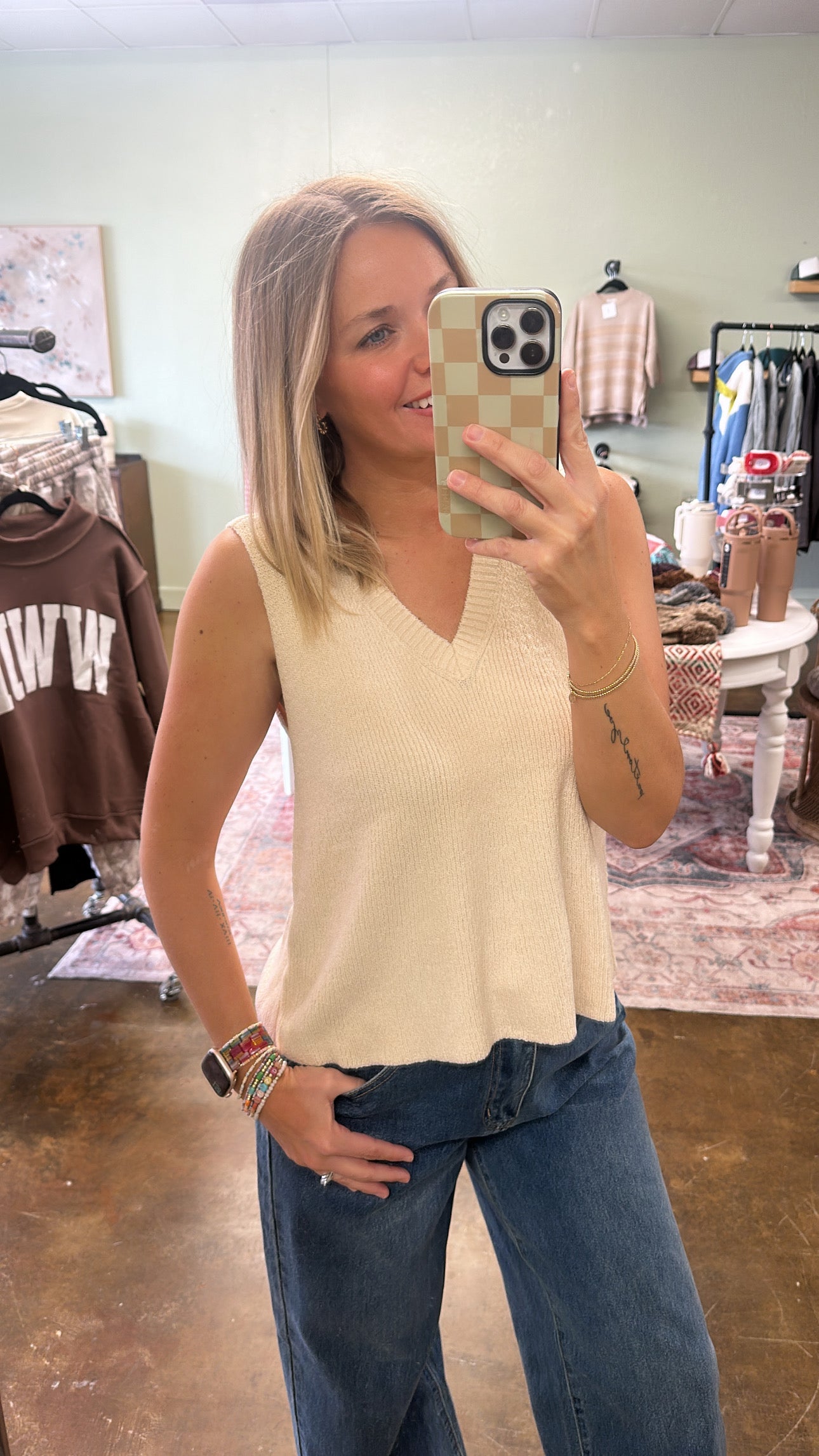 Natural Knit Tank