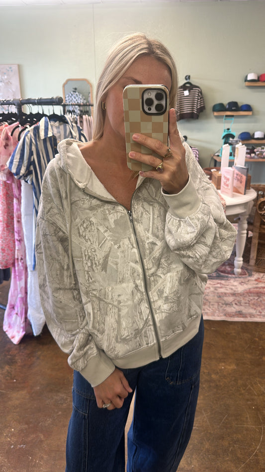 Camo Zip Up