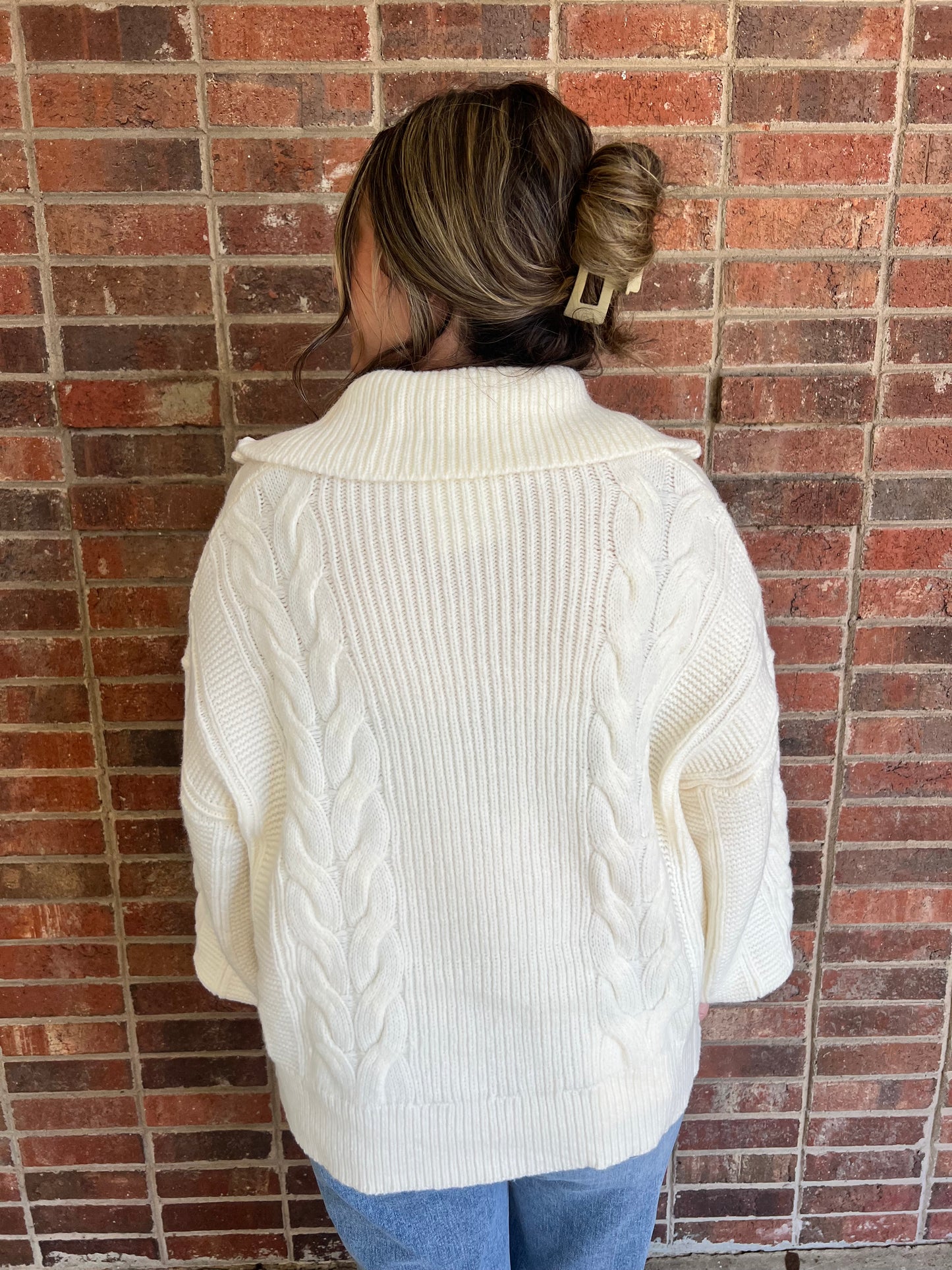 Cream Sweater Pullover