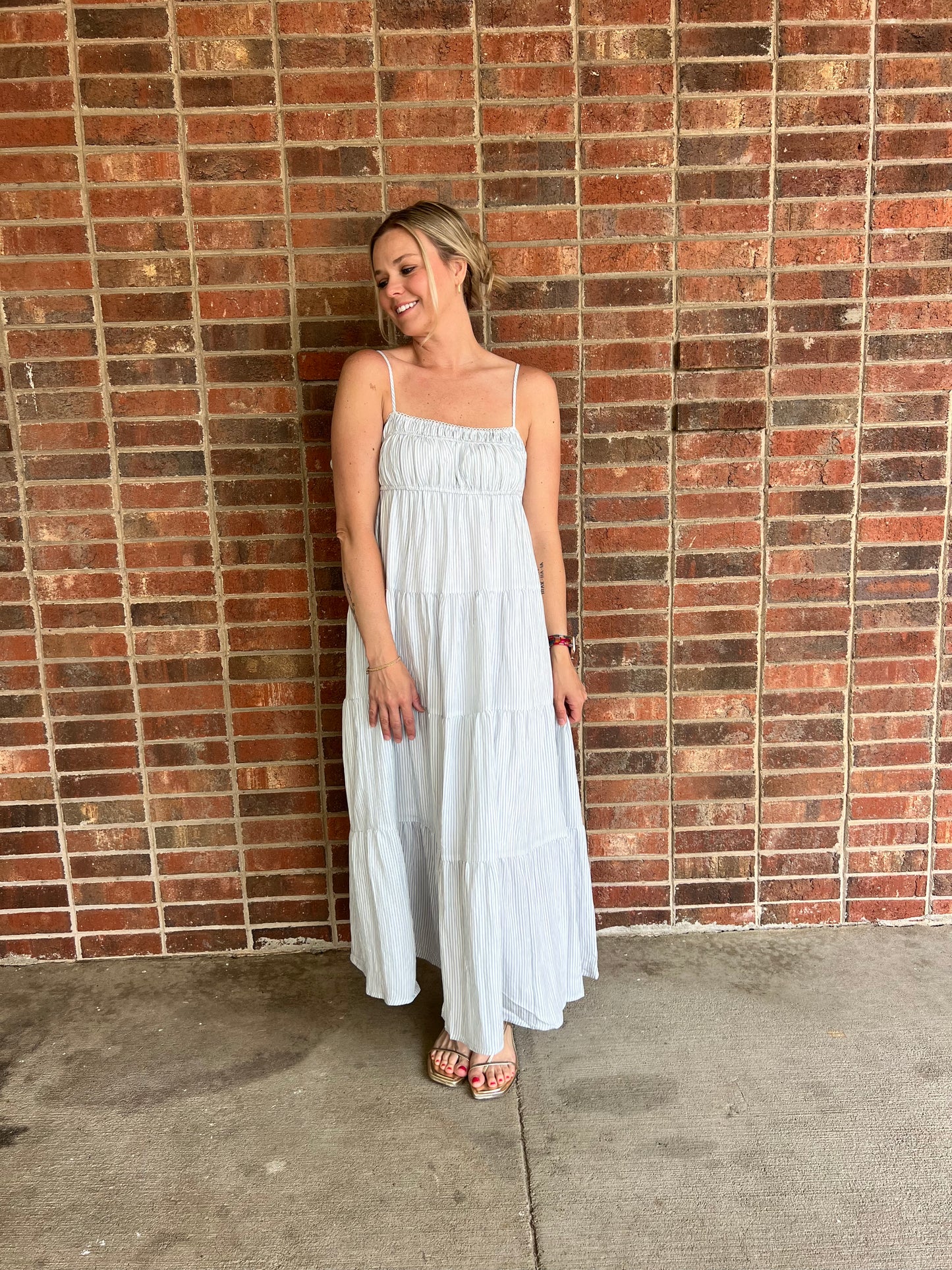 Pinstripe Dress