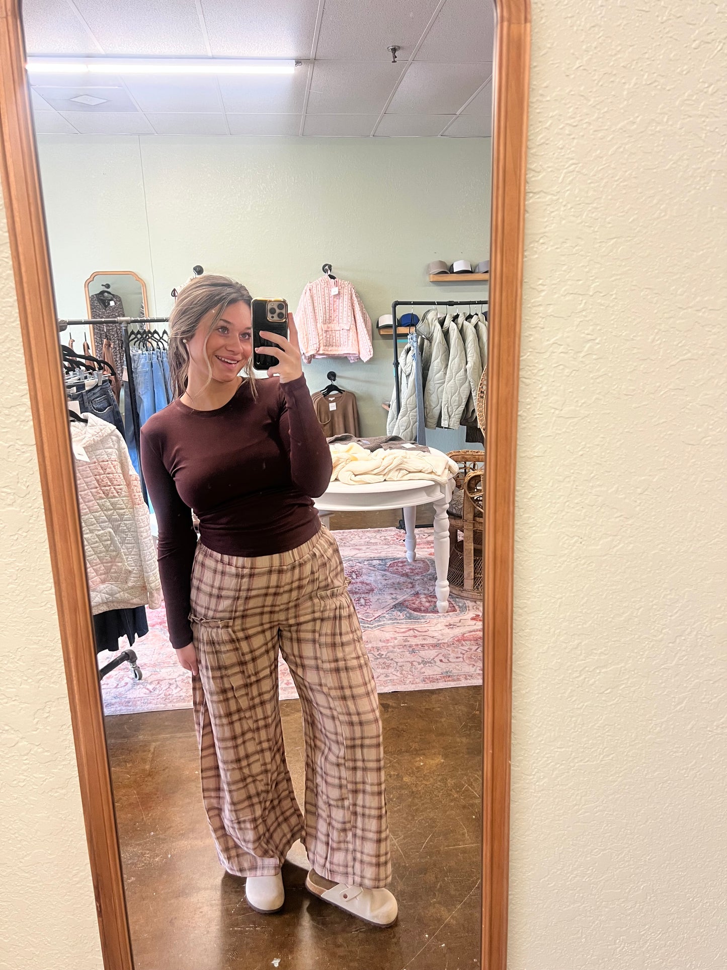 Latte Flare Pants
