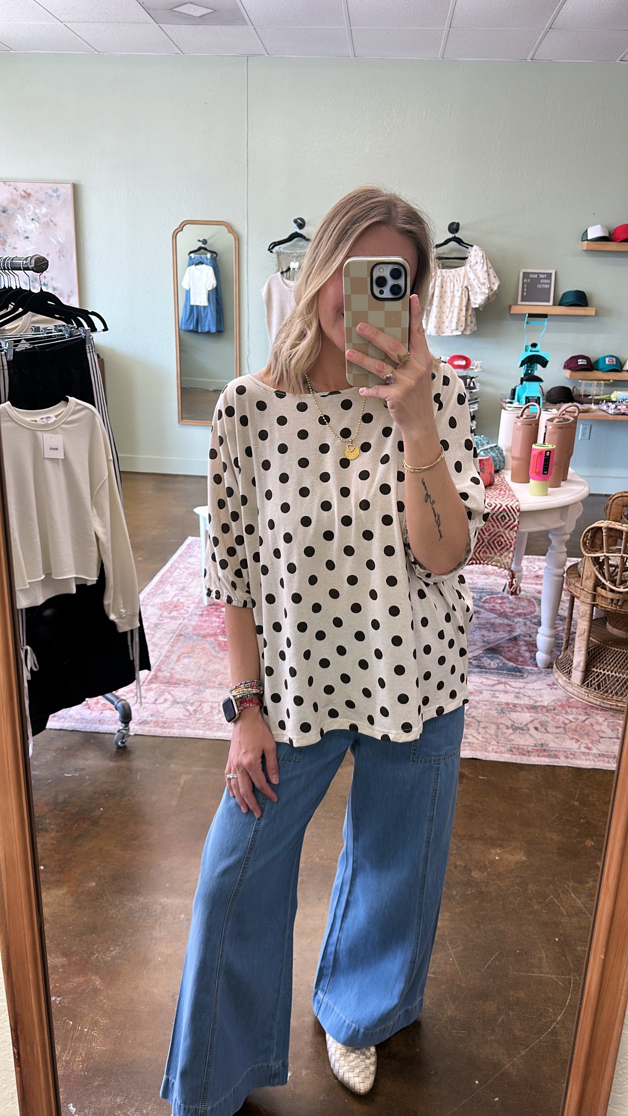 Polka Dot Blouse