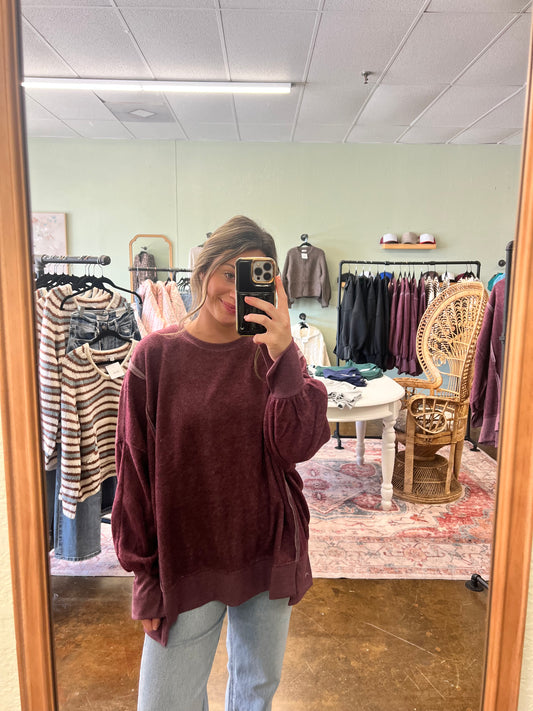 Raspberry Crewneck