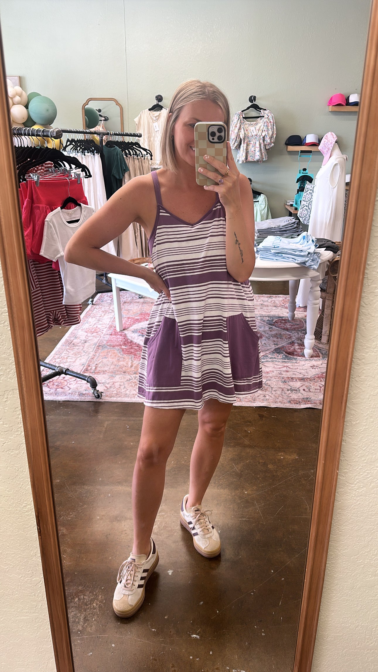 Athletic Romper - Purple