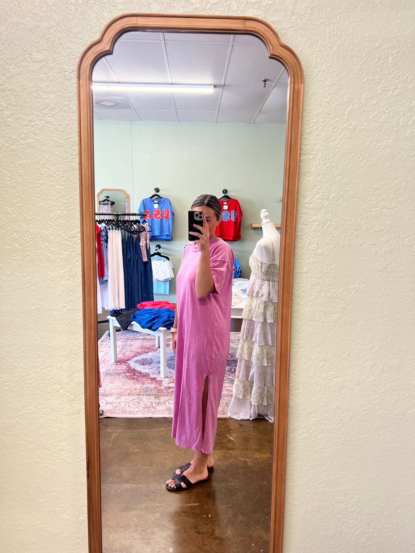 Pink Tee Dress