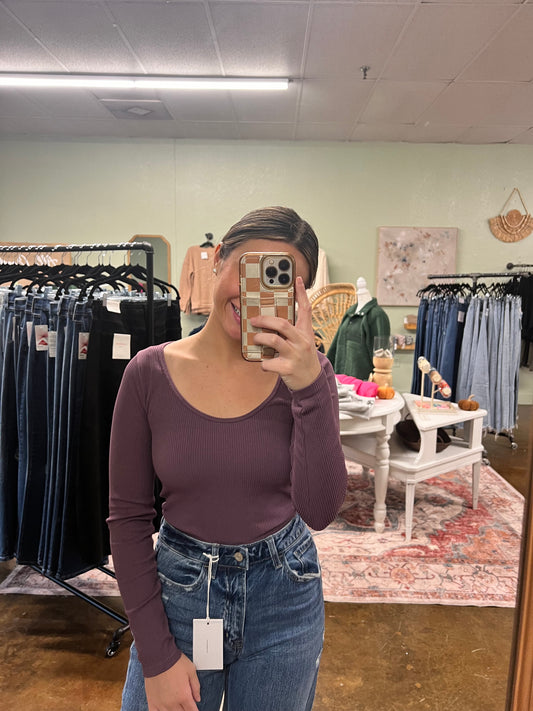 Lyla Top - Plum