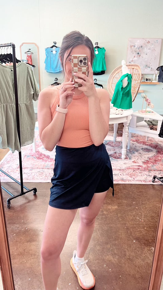 Navy Tennis Skirt