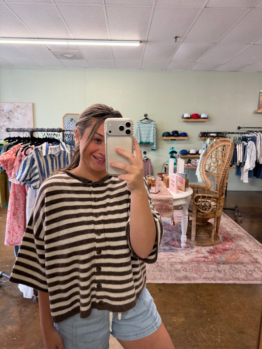 Chocolate Striped Sweater